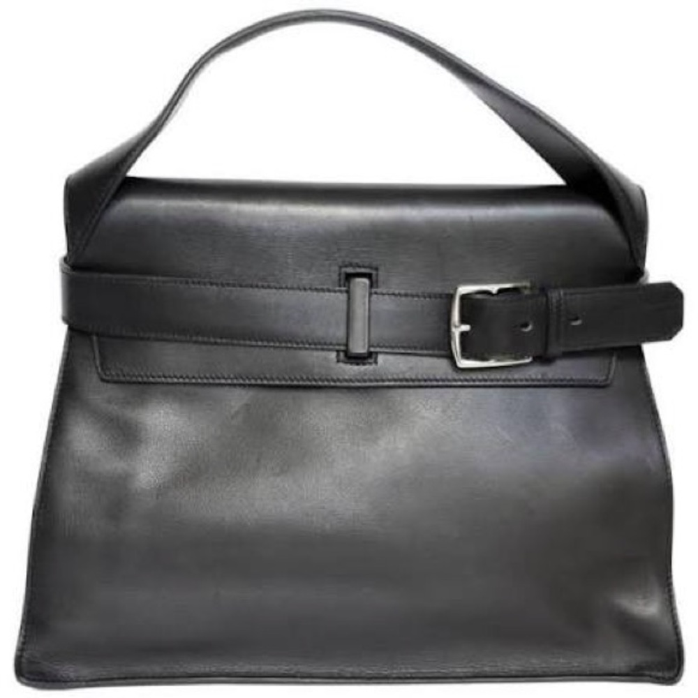 Hermes Etribelt Black Leather Handbag